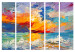 Room Divider Colorful Landscape - Sunset Over the Sea in Vivid Colors II [Room Dividers] 159574 additionalThumb 7