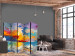 Room Divider Colorful Landscape - Sunset Over the Sea in Vivid Colors II [Room Dividers] 159574 additionalThumb 4