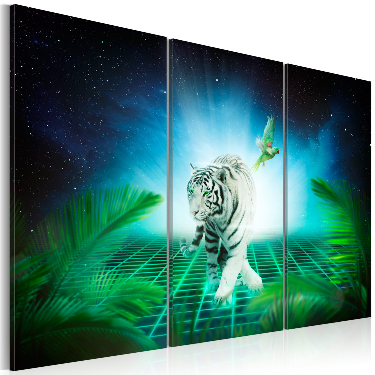 Canvas Print Ice tiger 55874 additionalImage 2