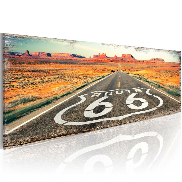 Canvas Art Print Straight road 58974 additionalImage 2