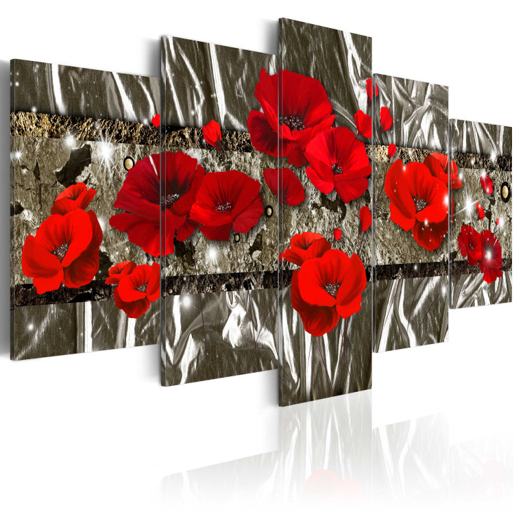 Canvas Silver Poppies 64274 additionalImage 2