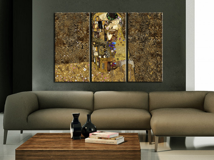Canvas Art Print Klimt inspiration - Kiss 64574 additionalImage 3