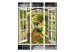 Folding Screen Mysterious Garden - stone texture window overlooking a garden and flowers 95974 additionalThumb 3