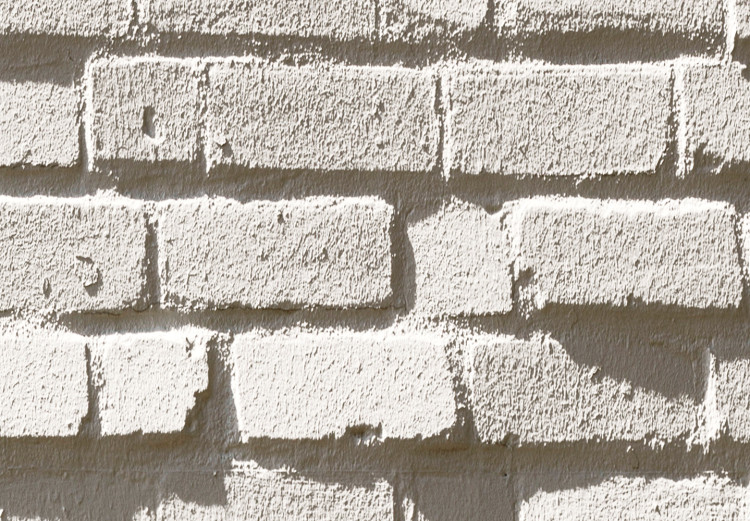 Photo Wallpaper Brick wall - industrial background of regular texture of grey stones 98074 additionalImage 3