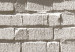 Photo Wallpaper Brick wall - industrial background of regular texture of grey stones 98074 additionalThumb 4