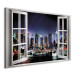 Canvas Art Print Window: View of New York 105184 additionalThumb 2