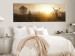 Canvas Print Misty Morning (1-piece) - Grass Fields with Deer and Trees 106084 additionalThumb 3