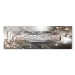 Canvas Glass and Crystals (1-part) Narrow Beige 106984