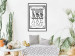 Wall Poster You Are Awesome - black and white text on an ornamented background 114684 additionalThumb 5