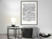 Wall Poster Map of London - black and white map of the capital of the United Kingdom and texts 116384 additionalThumb 22