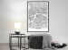Wall Poster Map of London - black and white map of the capital of the United Kingdom and texts 116384 additionalThumb 8