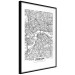 Wall Poster Map of London - black and white map of the capital of the United Kingdom and texts 116384 additionalThumb 12