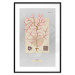 Wall Poster Mysterious Little Tree - abstraction with texts and a plant in pale colors 116884 additionalThumb 15