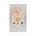 Wall Poster Mysterious Little Tree - abstraction with texts and a plant in pale colors 116884 additionalThumb 19