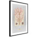 Wall Poster Mysterious Little Tree - abstraction with texts and a plant in pale colors 116884 additionalThumb 11