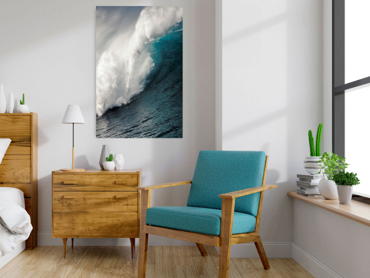 Wall Poster Ocean Wave - nautical composition with turbulent emerald water 117284 additionalImage 14