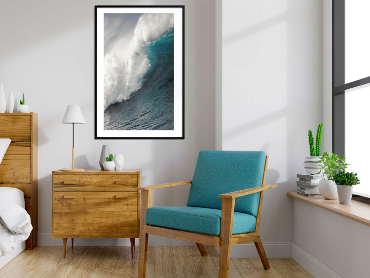 Wall Poster Ocean Wave - nautical composition with turbulent emerald water 117284 additionalImage 6