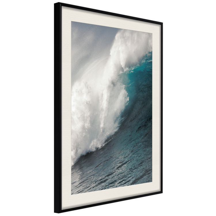 Wall Poster Ocean Wave - nautical composition with turbulent emerald water 117284 additionalImage 3