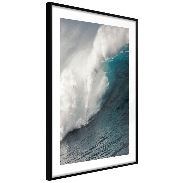 Wall Poster Ocean Wave - nautical composition with turbulent emerald water 117284 additionalImage 11