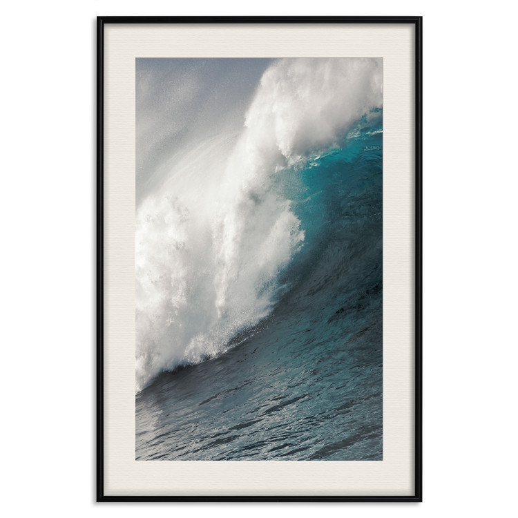 Wall Poster Ocean Wave - nautical composition with turbulent emerald water 117284 additionalImage 22