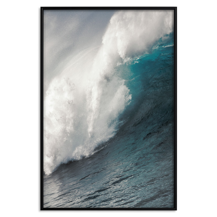 Wall Poster Ocean Wave - nautical composition with turbulent emerald water 117284 additionalImage 24