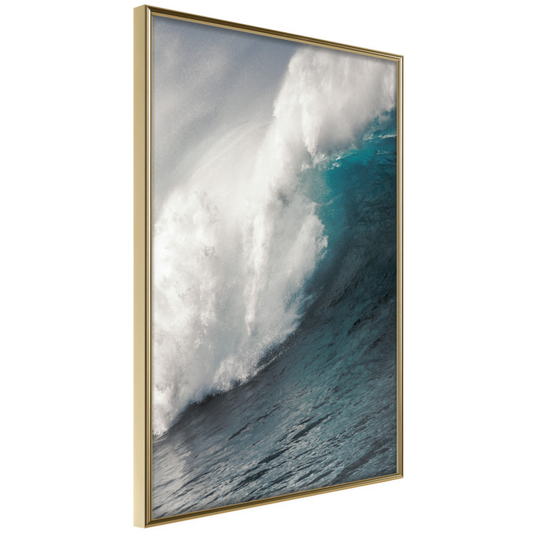 Wall Poster Ocean Wave - nautical composition with turbulent emerald water 117284 additionalImage 12