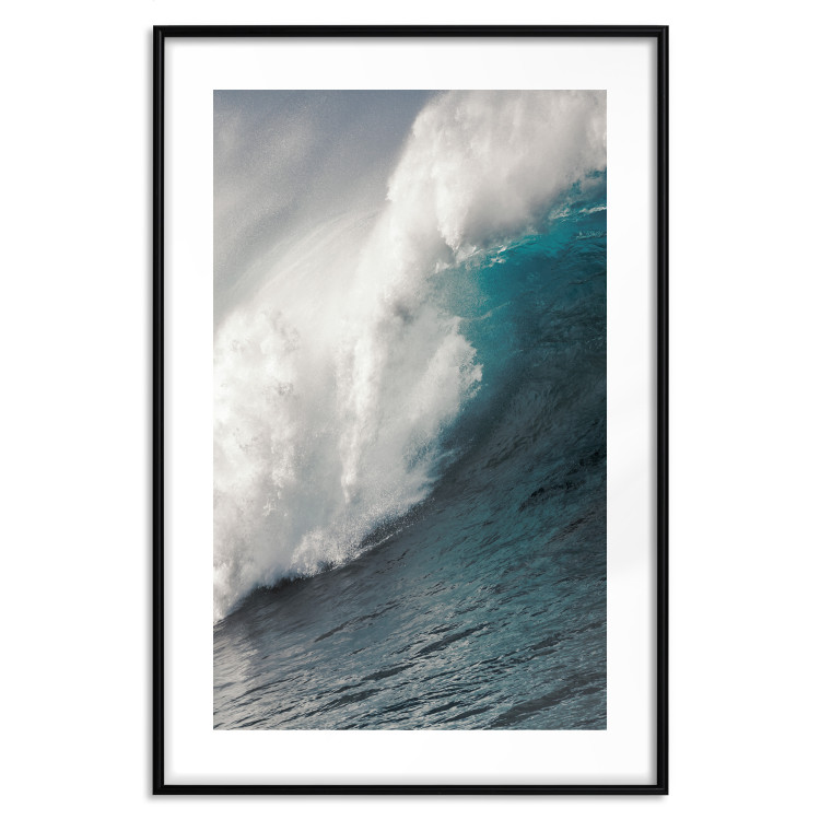 Wall Poster Ocean Wave - nautical composition with turbulent emerald water 117284 additionalImage 26