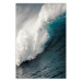Wall Poster Ocean Wave - nautical composition with turbulent emerald water 117284