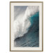Wall Poster Ocean Wave - nautical composition with turbulent emerald water 117284 additionalThumb 23