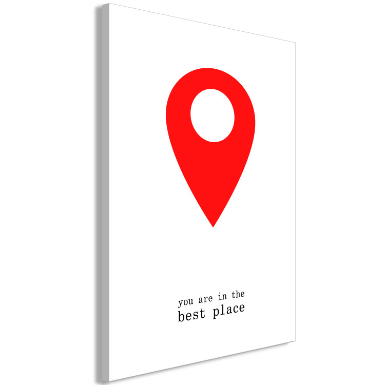 Canvas Print You Are in the Best Place (1 Part) Vertical 117484 additionalImage 2