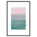 Poster Misty Dawn - landscape of trees amid dense fog in pastel colors 119184 additionalThumb 19