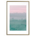 Poster Misty Dawn - landscape of trees amid dense fog in pastel colors 119184 additionalThumb 26