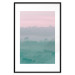 Poster Misty Dawn - landscape of trees amid dense fog in pastel colors 119184 additionalThumb 20