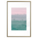 Poster Misty Dawn - landscape of trees amid dense fog in pastel colors 119184 additionalThumb 18