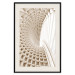 Wall Poster Telemark - abstract tunnel with 3D imitation and light wall texture 123884 additionalThumb 18