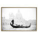 Poster Gondola Ride - photograph of Venice architecture in black and white motif 123984 additionalThumb 16