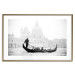 Poster Gondola Ride - photograph of Venice architecture in black and white motif 123984 additionalThumb 14