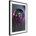 Poster Layers of Abstract - purple-blue abstraction with a golden interior 125684 additionalThumb 11