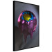 Poster Layers of Abstract - purple-blue abstraction with a golden interior 125684 additionalThumb 12