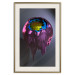 Poster Layers of Abstract - purple-blue abstraction with a golden interior 125684 additionalThumb 19