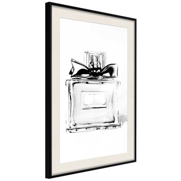 Poster Perfume Bottle - black and white sketch of a glass perfume container 126684 additionalImage 2