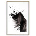 Wall Poster Abstract Element - black horse and abstract spots on a white background 126884 additionalThumb 14