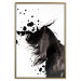Wall Poster Abstract Element - black horse and abstract spots on a white background 126884 additionalThumb 17
