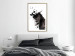 Wall Poster Abstract Element - black horse and abstract spots on a white background 126884 additionalThumb 13