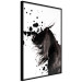Wall Poster Abstract Element - black horse and abstract spots on a white background 126884 additionalThumb 11