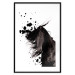Wall Poster Abstract Element - black horse and abstract spots on a white background 126884 additionalThumb 15
