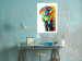 Wall Poster Colorful Elephant - abstract animal in various colors on a white background 126984 additionalThumb 3