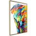 Wall Poster Colorful Elephant - abstract animal in various colors on a white background 126984 additionalThumb 12