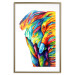 Wall Poster Colorful Elephant - abstract animal in various colors on a white background 126984 additionalThumb 14