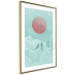 Poster Pastel Sunset - abstract birds against blue clouds 129584 additionalThumb 9